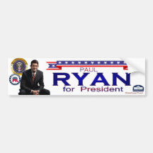 Paul Ryan for President Bumper Sticker
