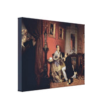 Pavel Andreyevich Fedotov - Capricious bride Gallery Wrap Canvas
