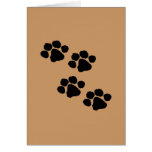 Paw Prints Greeting Card