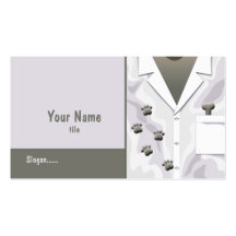 Paw Tracks Veterinarian Business Card