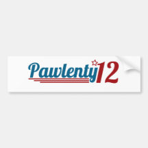 Pawlenty '12 bumper stickers