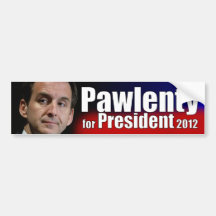 Pawlenty 2012 bumper stickers