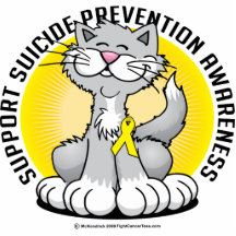 Paws for Suicide Prevention Cat Acrylic Cut Outs