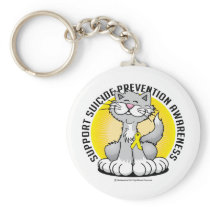 Paws for Suicide Prevention Cat keychains