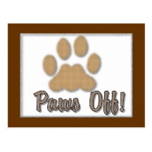 Paws Off! Post Cards