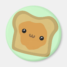 PB&J Toast Magnets
