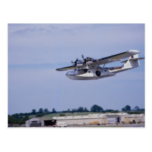 PBY, 5A Catalina, World War II reconnaissance flyi Post Card