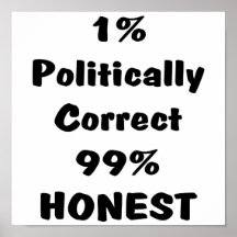 PC or Honest Posters