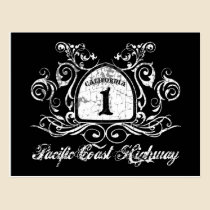 PCH Highway Sign postcards