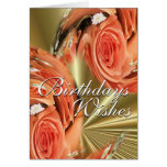 Pch Roses Whirl--customise-any occasion Card