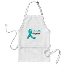 PCOS Awareness Ribbon Apron