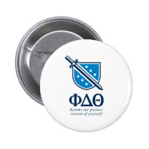 PDT - Stacked Become the Greatest Blue 1 Buttons