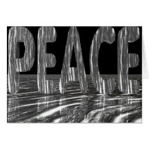 Peace - 3D Highly Reflective Design Cards