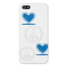 peace and love iPhone 5 case