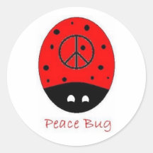 peace bug stickers