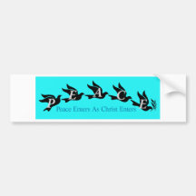 PEACE BUMPER STICKER