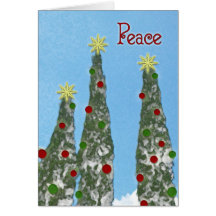 "Peace" Christmas Card