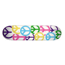 peace! custom skateboard