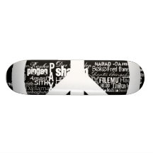 PEACE CUSTOM SKATEBOARD