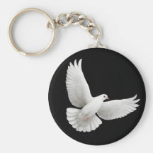Peace Dove Keychain