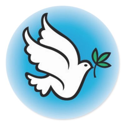 peace dove sticker by exileguy