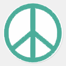 peace green sticker