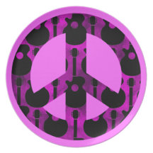 peace guitar plates