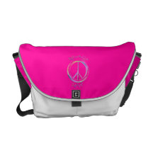 peace hand bag courier bags