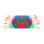 Peace Harmony Lotus Flower Business Card