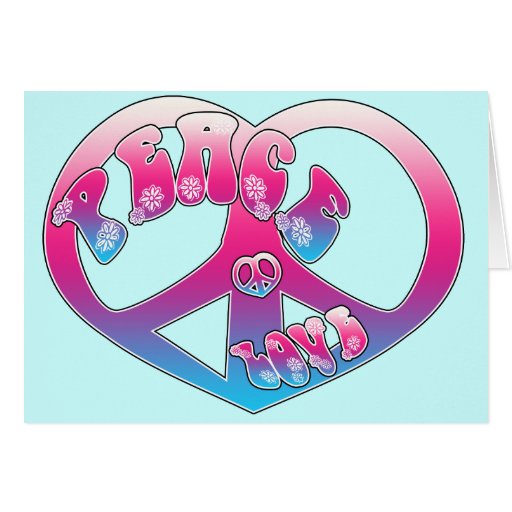 Peace Heart Card