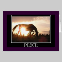 Peace Horse Note cards, Customisable cards