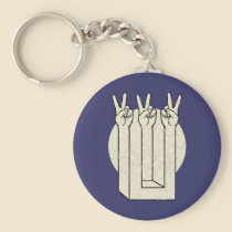 Peace Illusion keychains