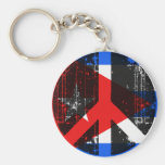 Peace In Cuba Keychain