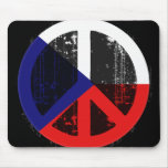 Peace In Czech Mouse Pads