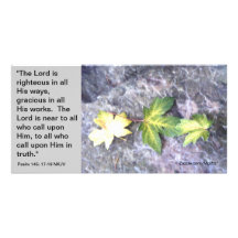 Peace in His Presence Photo Greeting Card