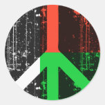 Peace In Madagascar Sticker