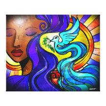 Peace In Mind (Wrapped Canvas) Stretched Canvas Print