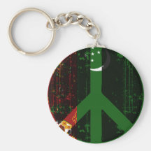 Peace In Turkmenistan Key Chain