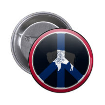 Peace in Wyoming Buttons