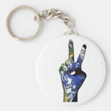 Peace Keychain