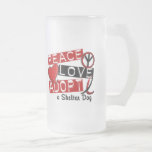 PEACE LOVE ADOPT A Shelter Dog Coffee Mugs