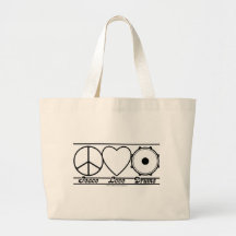 Peace Love and Drums Bags