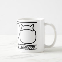 Peace Love and Hippos Mug