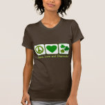 Peace, Love and Shamrocks T-shirt