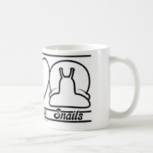Peace Love and Snails Mugs