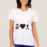 Peace Love Baseball Tshirts