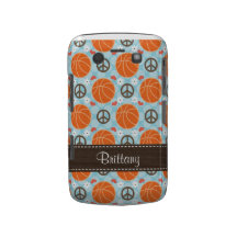 Peace Love Basketball Blackberry Bold Case