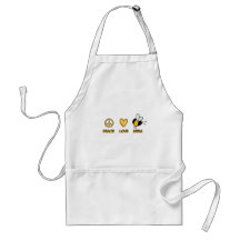 peace love bees apron