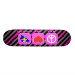 Peace Love Belgium Brussels Skate Board Decks