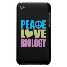 Peace Love Biology iPod Case-Mate Cases